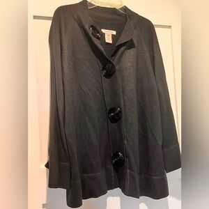 Covington Rose Button Sweater